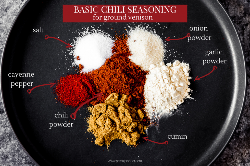 a basic chili seasoning for ground venison seasonings