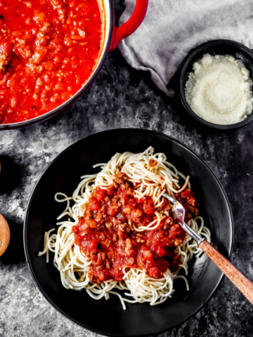 Homemade Spaghetti Sauce Made With Ground Venison-Cover image
