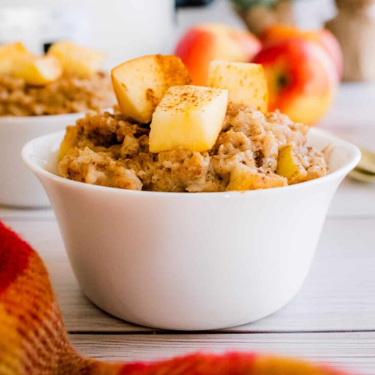 Image for EASY Slow Cooker Apple Cinnamon Oatmeal