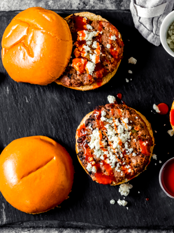 Spicy Buffalo Bison Burgers_Cover image