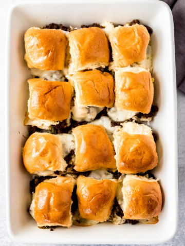 Venison Philly Cheesesteak Sliders-Cover imaGE